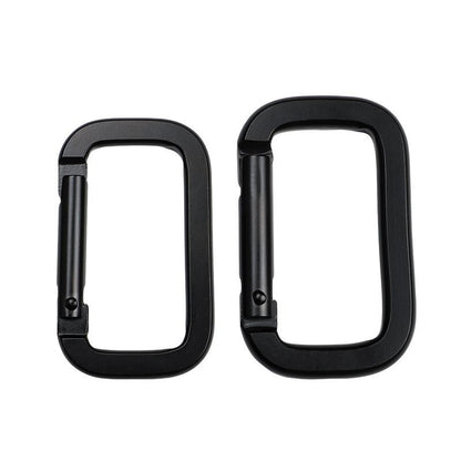 Rectangular Aluminum Carabiner for Outdoor Gear