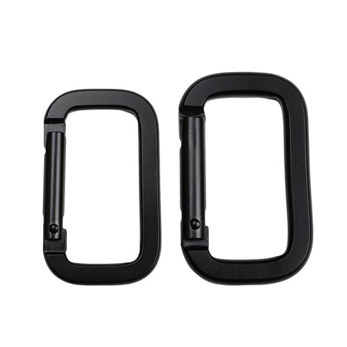 Rectangular Aluminum Carabiner for Outdoor Gear