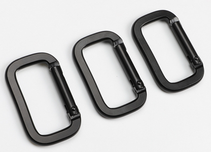 Rectangular Aluminum Carabiner for Outdoor Gear