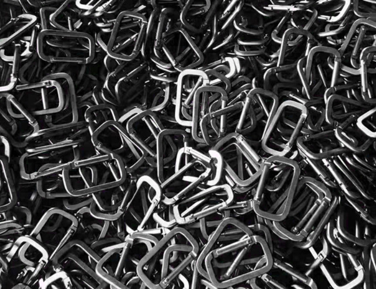 Rectangular Aluminum Carabiner for Outdoor Gear