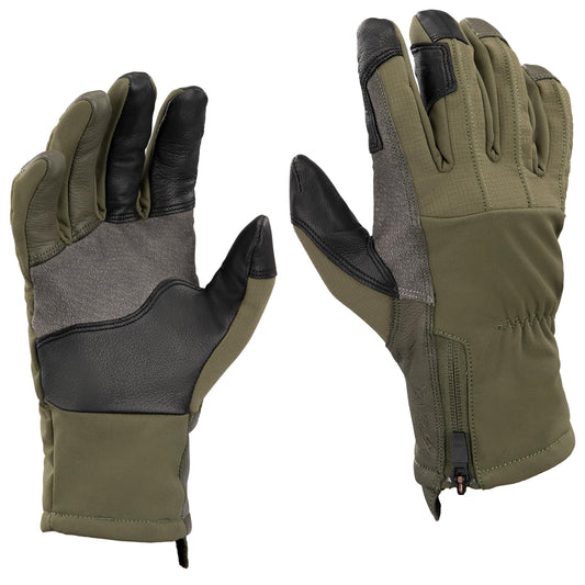 Vertx Crisp Action Mens Tactical Gloves Water Resistant Breathable Gloves for Hunting Survival Outdoor Gear Touch Screen Compatible Ranger Green 2X