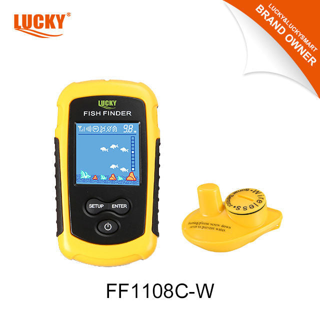 LUCKY FF1108C-W Color Screen Wireless Fish Finder