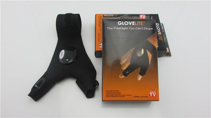 LED Flashlight Gloves for Camping and Night Running